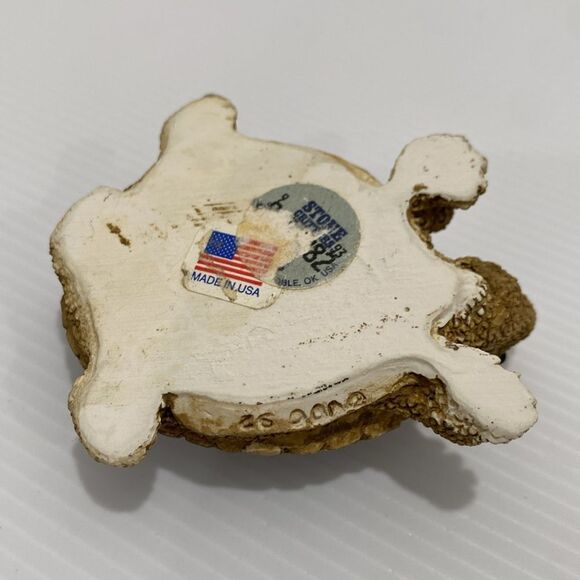 Vintage Stone Critters Turtle Made In The USA - Picture 6 of 7